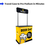 Promotional Counter Podium With Header