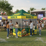 Food Service Gazebo - Full Set Bundle 10x10 Feet