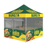 Food Service Gazebo - Full Set Bundle 10x10 Feet