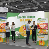 Free Standing Fabric Banner - Monitor Counter