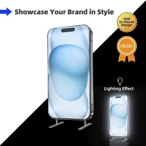 LED Illuminated Displays - Phone Shape Display
