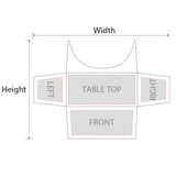 Table Cover - Stretch Fitted Open Back