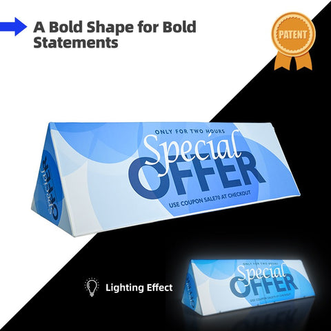 LED Illuminated Displays - Prism Shape
