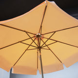 2.7m x 2.7m Tipping Parasol With Vallance