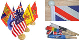 Qatar Fabric National Hand Waving Flag Flags - United Flags And Flagstaffs