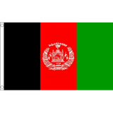 Afghanistan National Flag - Budget 5 x 3 feet Flags - United Flags And Flagstaffs