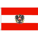 Austria (State) National Flag - Budget 5 x 3 feet Flags - United Flags And Flagstaffs