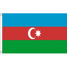 Azerbaijan National Flag - Budget 5 x 3 feet Flags - United Flags And Flagstaffs