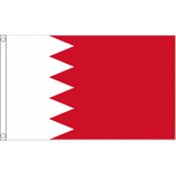 Bahrain National Flag - Budget 5 x 3 feet  - United Flags And Flagstaffs