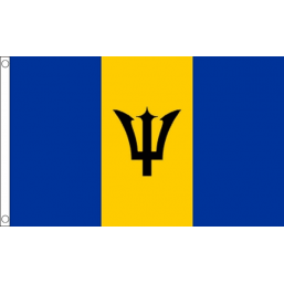 Barbados National Flag - Budget 5 x 3 feet Flags - United Flags And Flagstaffs