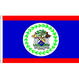 Belize National Flag - Budget 5 x 3 feet Flags - United Flags And Flagstaffs