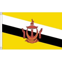 Brunei Darussalam National Flag - Budget 5 x 3 feet Flags - United Flags And Flagstaffs