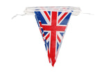 Union Flag "Fabric" Bunting - Budget Triangular