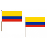 Colombia Fabric National Hand Waving Flag  - United Flags And Flagstaffs