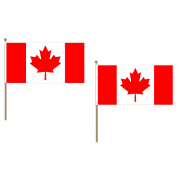 Canada Fabric National Hand Waving Flag  - United Flags And Flagstaffs