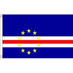 Cape Verde National Flag - Budget 5 x 3 feet Flags - United Flags And Flagstaffs