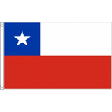 Chile National Flag - Budget 5 x 3 feet Flags - United Flags And Flagstaffs