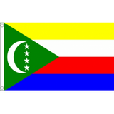 Comoros National Flag - Budget 5 x 3 feet Flags - United Flags And Flagstaffs