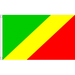 Congo National Flag - Budget 5 x 3 feet Flags - United Flags And Flagstaffs