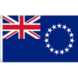 Cook Islands National Flag - Budget 5 x 3 feet Flags - United Flags And Flagstaffs