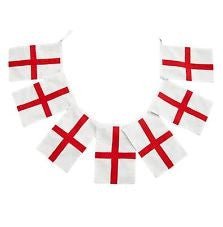 Plastic England Flag Bunting Flags - United Flags And Flagstaffs