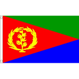 Eritrea National Flag - Budget 5 x 3 feet Flags - United Flags And Flagstaffs