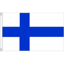 Finland (Civil) National Flag - Budget 5 x 3 feet Flags - United Flags And Flagstaffs