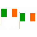 Ireland Fabric National Hand Waving Flag Flags - United Flags And Flagstaffs