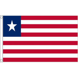 Liberia National Flag - Budget 5 x 3 feet Flags - United Flags And Flagstaffs