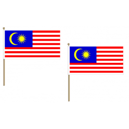 Malaysia Fabric National Hand Waving Flag Flags - United Flags And Flagstaffs