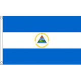 Nicaragua National Flag - Budget 5 x 3 feet Flags - United Flags And Flagstaffs