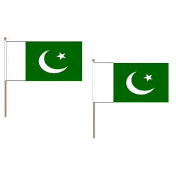 Pakistan Fabric National Hand Waving Flag Flags - United Flags And Flagstaffs