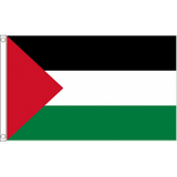 Palestine National Flag - Budget 5 x 3 feet Flags - United Flags And Flagstaffs