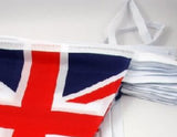 Union Flag "Fabric" Bunting D Day -  Triangular