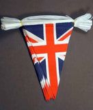 Union Flag "Fabric" Bunting D Day -  Triangular