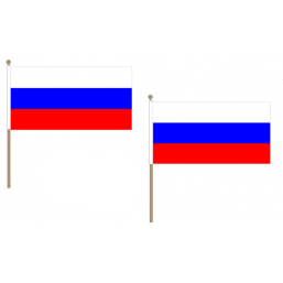 Russia Fabric National Hand Waving Flag Flags - United Flags And Flagstaffs