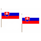 Slovakia Fabric National Hand Waving Flag Flags - United Flags And Flagstaffs