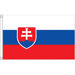 Slovakia National Flag - Budget 5 x 3 feet Flags - United Flags And Flagstaffs