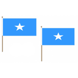 Somalia Fabric National Hand Waving Flag Flags - United Flags And Flagstaffs