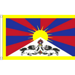 Tibet National Flag - Budget 5 x 3 feet Flags - United Flags And Flagstaffs