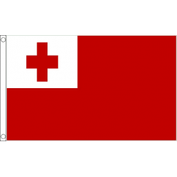 Tonga National Flag - Budget 5 x 3 feet Flags - United Flags And Flagstaffs