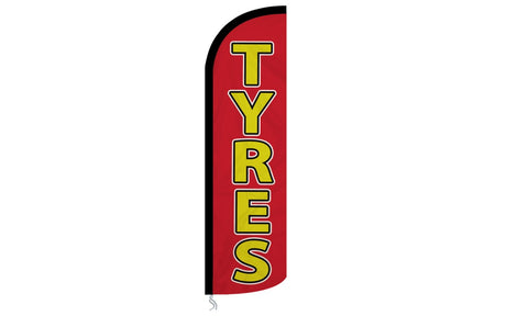 Feather Flags - TYRES - Stock Design