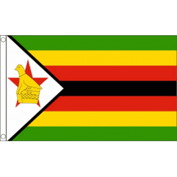 Zimbabwe National Flag - Budget 5 x 3 feet Flags - United Flags And Flagstaffs