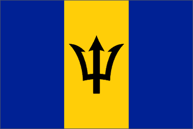 Barbados National Flag Sewn Flags - United Flags And Flagstaffs