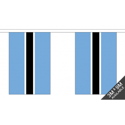 Botswana Flag - Fabric Bunting Flags - United Flags And Flagstaffs