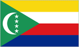 Comoros National Flag Sewn Flags - United Flags And Flagstaffs