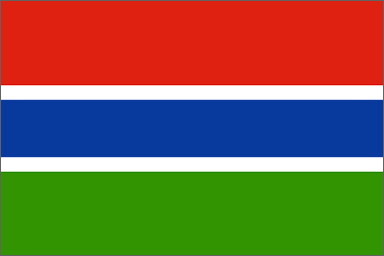 Gambia National Flag Sewn Flags - United Flags And Flagstaffs