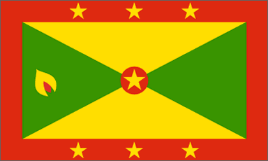 Grenada National Flag Printed Flags - United Flags And Flagstaffs