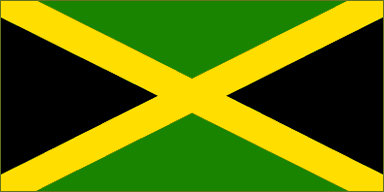 Jamacia National Flag Sewn Flags - United Flags And Flagstaffs