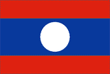 Laos National Flag Printed Flags - United Flags And Flagstaffs